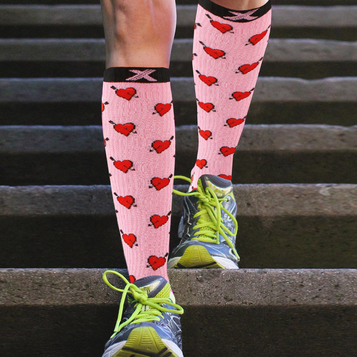 Extreme Fit 3-Pairs Love Compression Socks