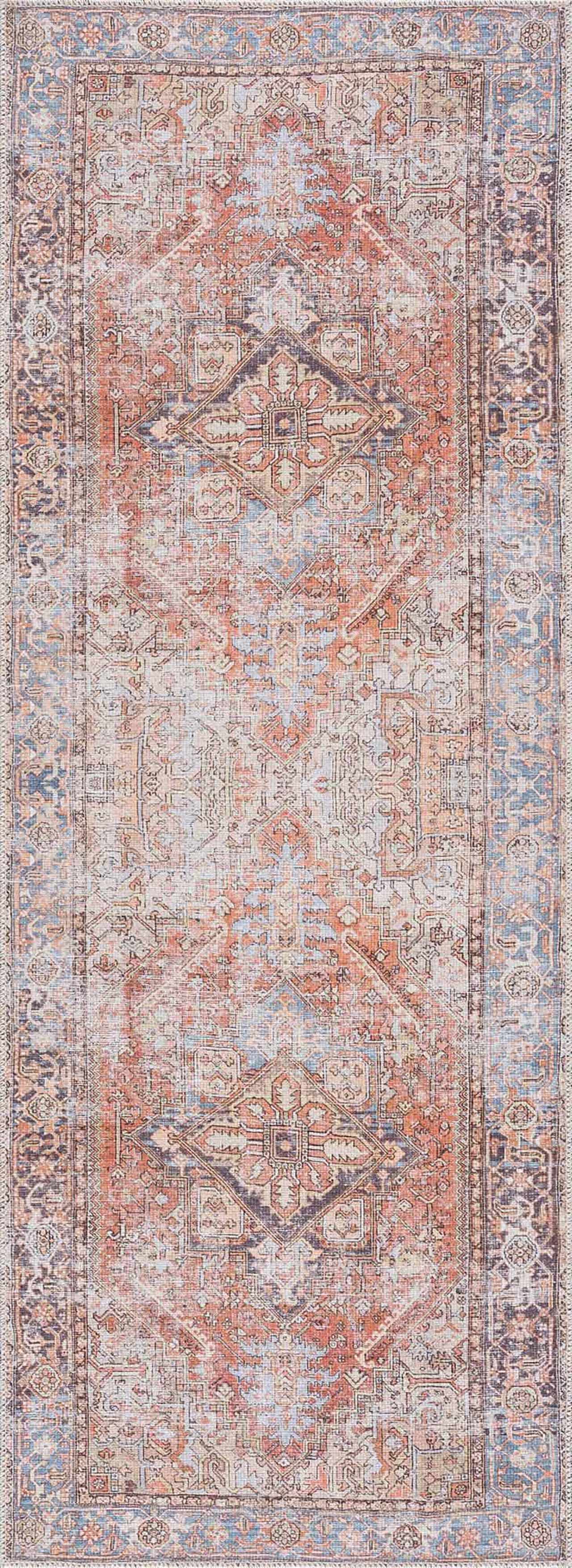 Eira Distressed Washable Rug - Clearance