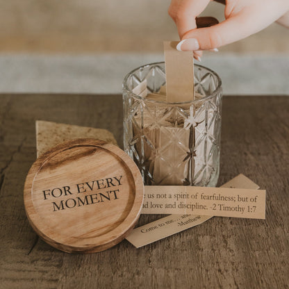 Encouragement for Every Moment Glass Jar