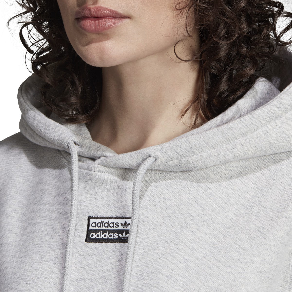 adidas Women's 3-Stripes Cropped Hoodie Sweaters
