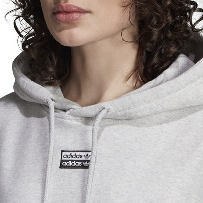 adidas Women's 3-Stripes Cropped Hoodie Sweaters