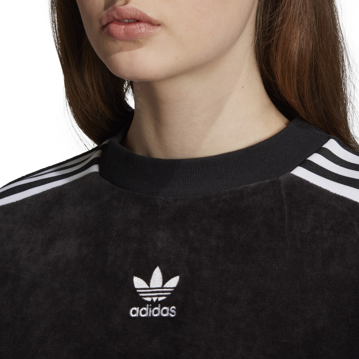 Women's adidas Originals Plush Velour Trefoil Dress