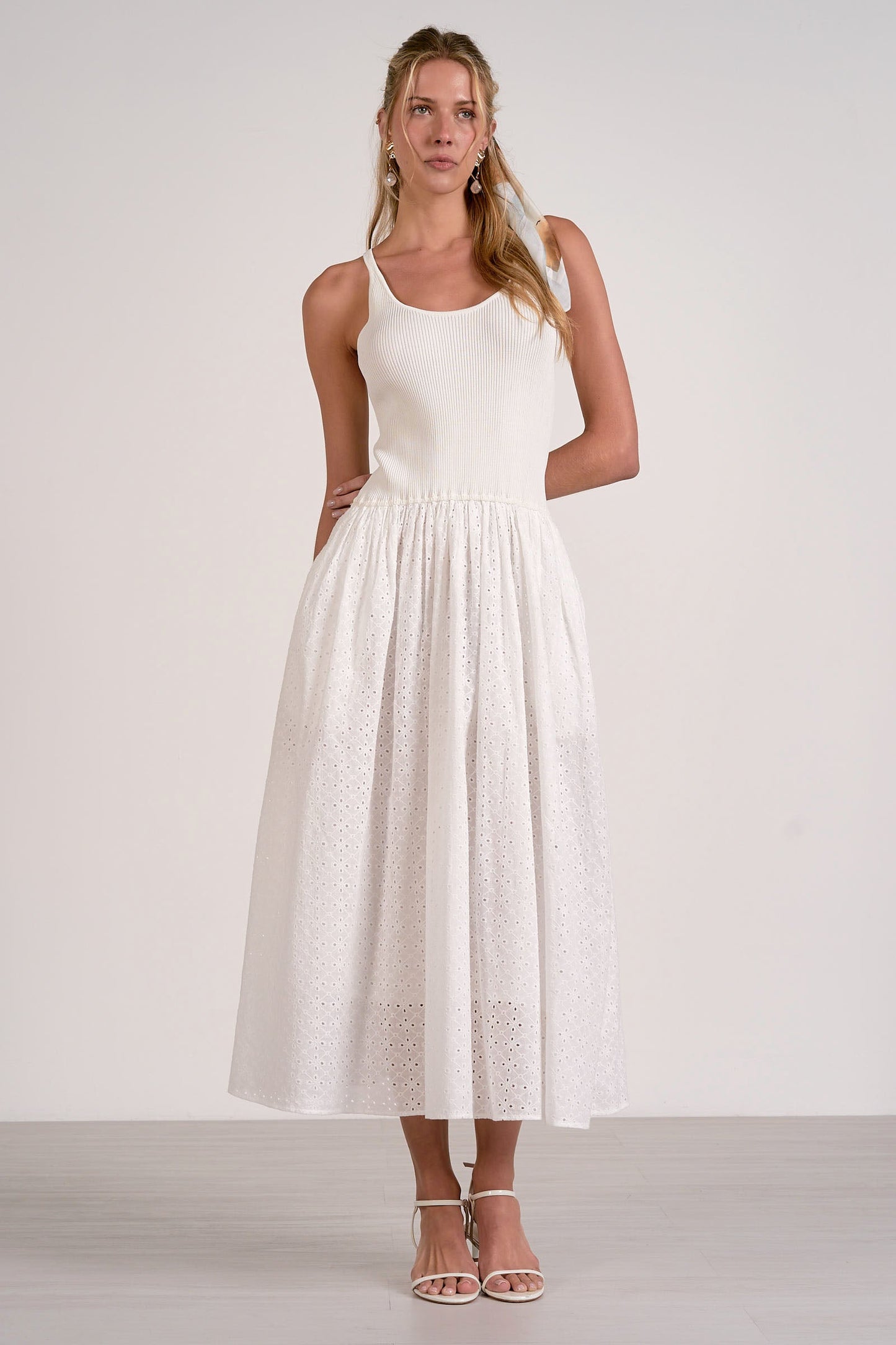 Eliana Dress White