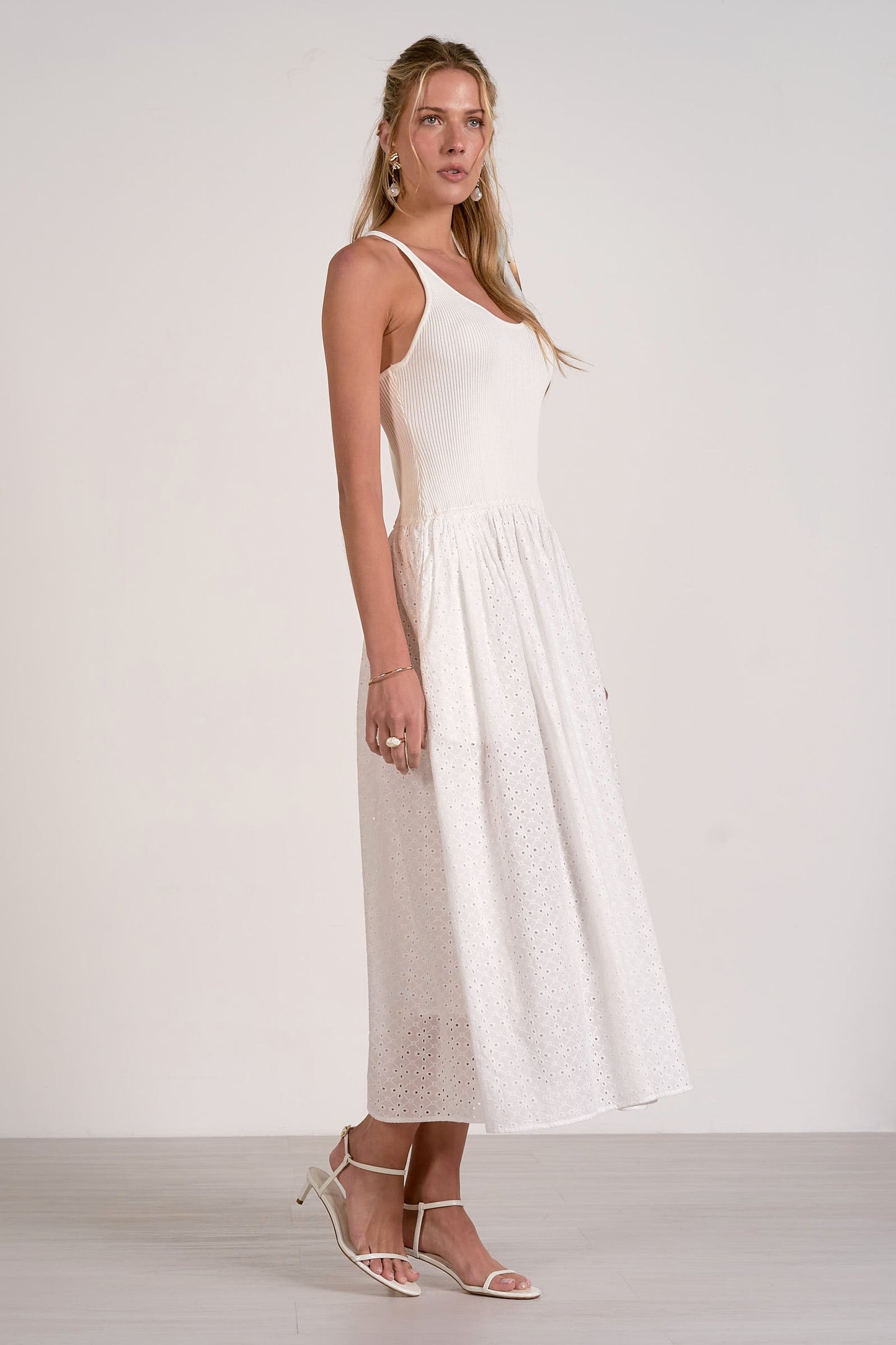 Eliana Dress White