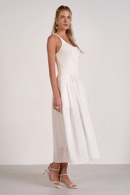 Eliana Dress White