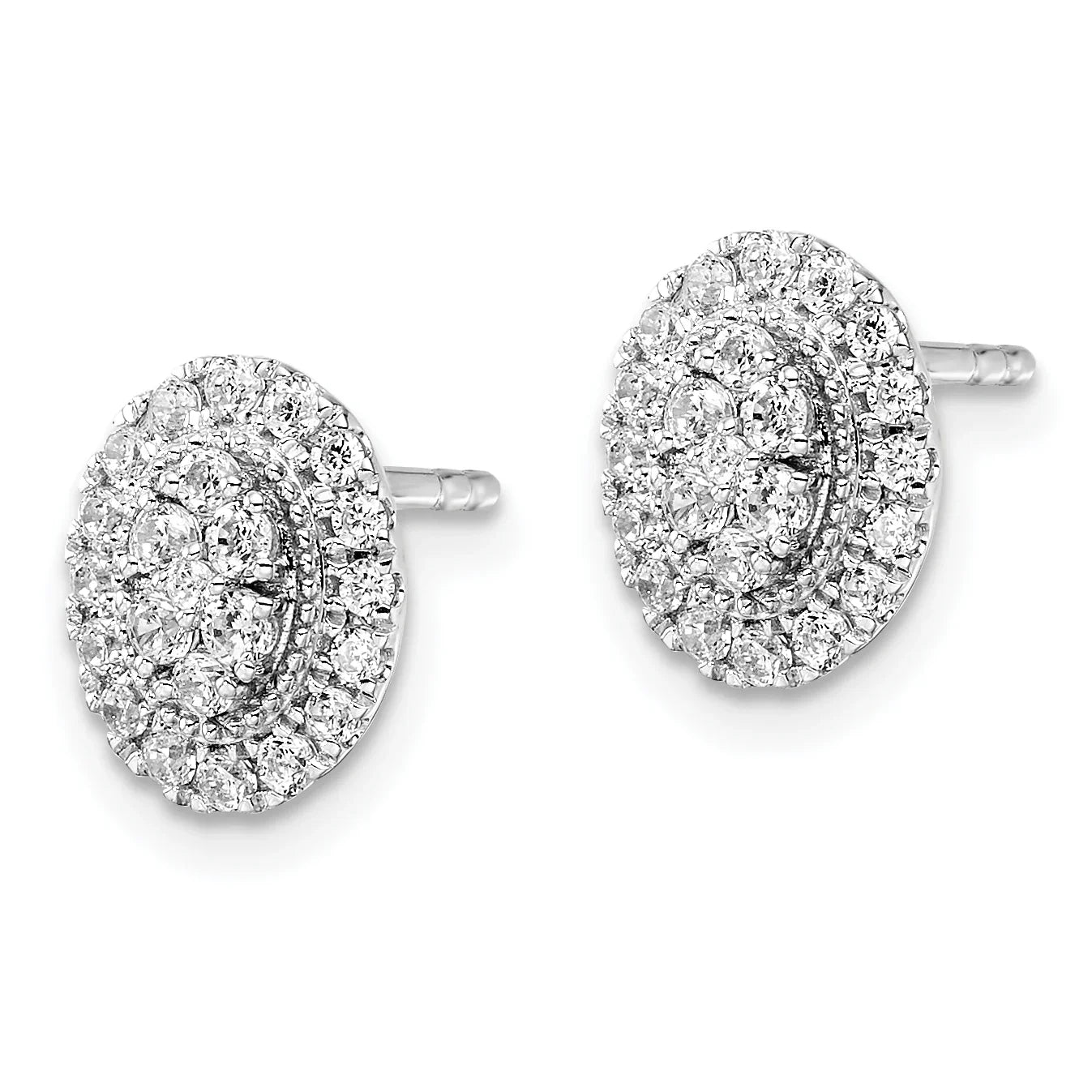 Lab Grown diamond 14K Gold Stud Earrings
