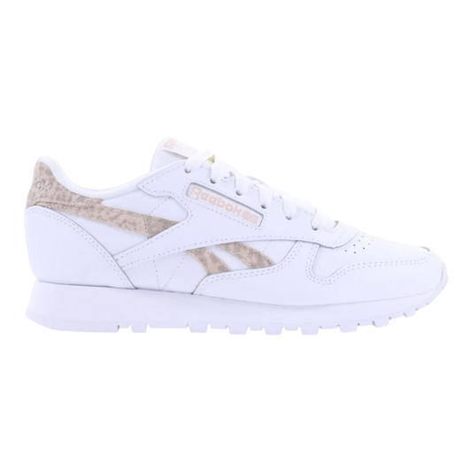 Reebok Classic Leather Women’s Shoes – White/Pink