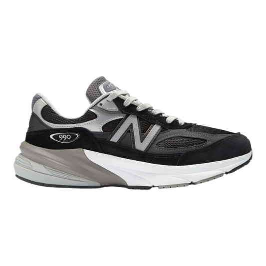 New Balance 990v6 WIDE Men Running Sneakers Black/Silver