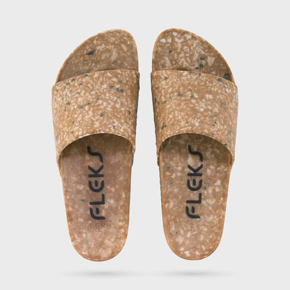 Fleks Unisex East Beach Slide - Morning Coffee