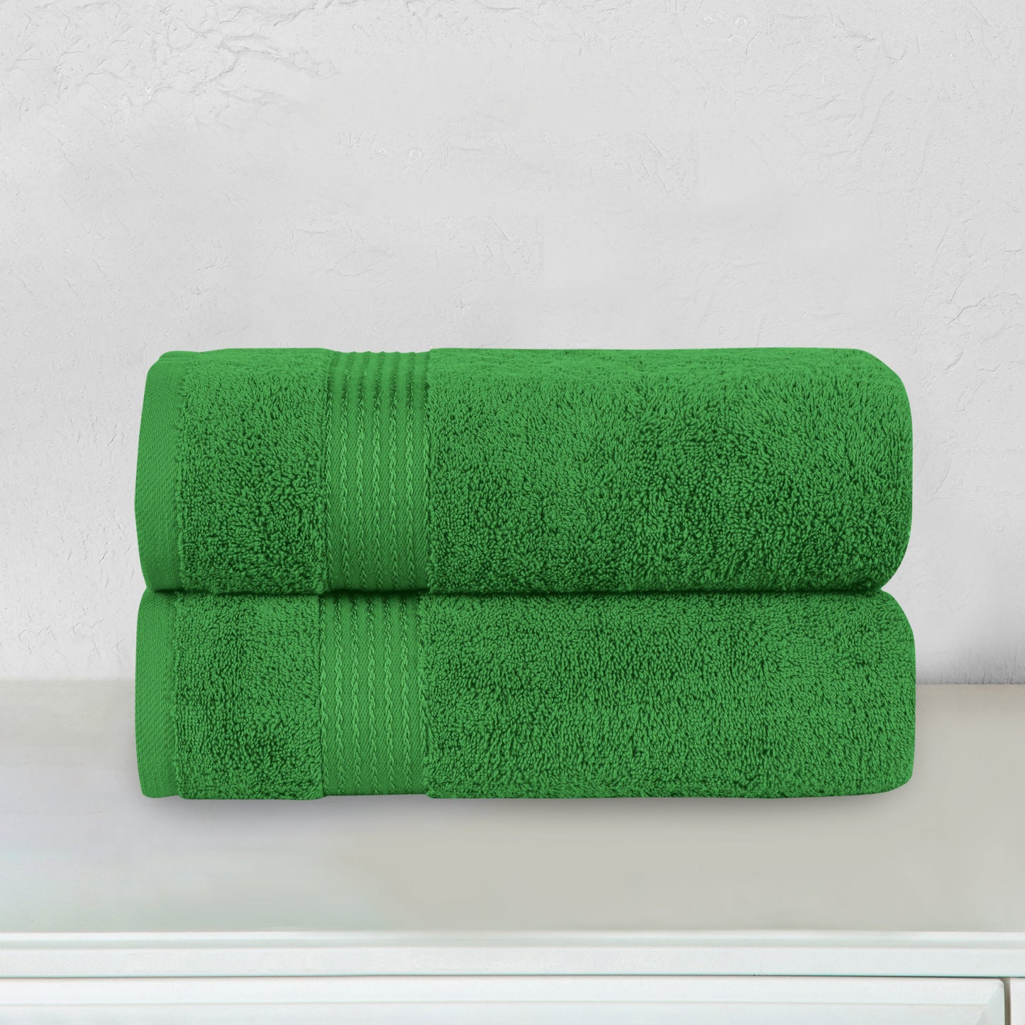Elegant Comfort 2 Pack Premium Turkish Cotton Bath Towel Set, 27 x 54 inch