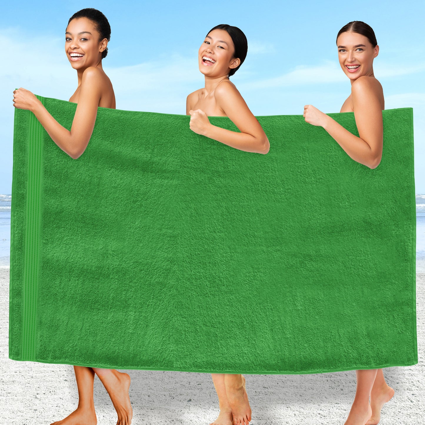 Elegant Comfort 1 Piece Premium Turkish Cotton Oversized Bath Sheet Towel 40 x 80 Inch