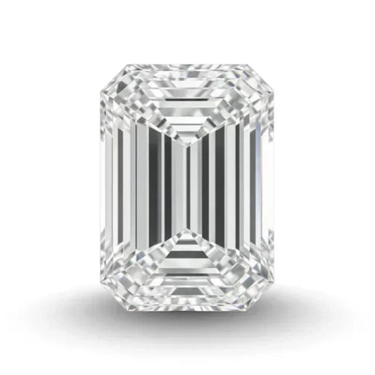 Emerald Cut Loose Lab Grown Diamond Stone VVS1 IGI Certified