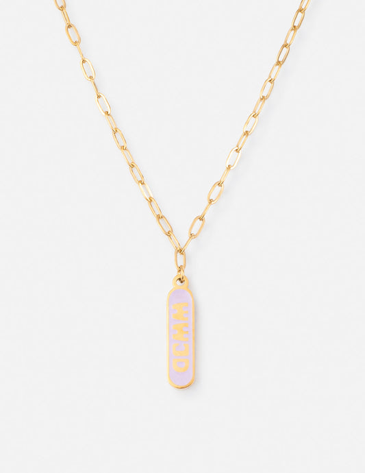 Elevated Faith Enamel WWJD Necklace