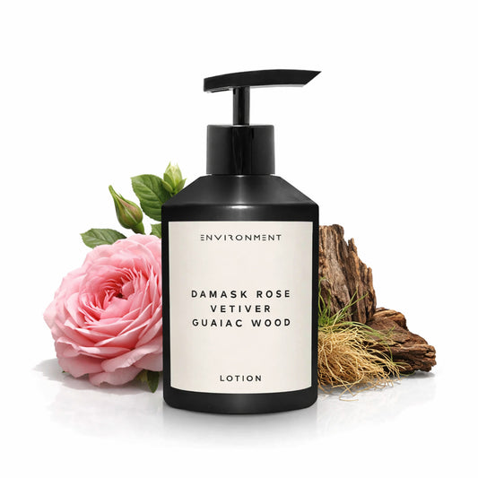 ENVIRONMENT 300mL Lotion DamaskRose Vetiver GuaiacWood