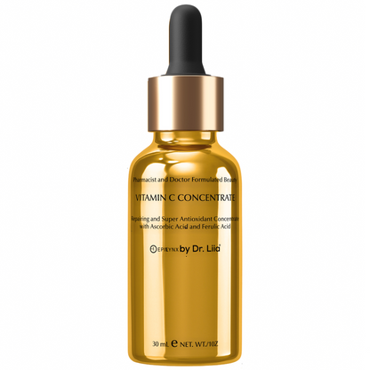 Brightening Vitamin C Glow Serum for Sensitive & Dry Skin – Vegan, Gluten-Free, Anti-Aging, Fragrance-Free
