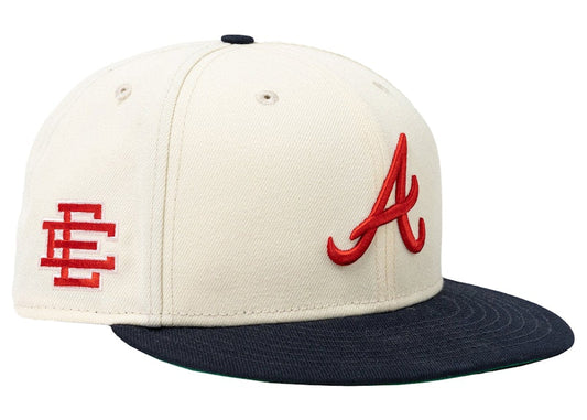 New Era Men's X Eric Emanuel MLB Ee 59Fifty Atlanta Braves Fitted