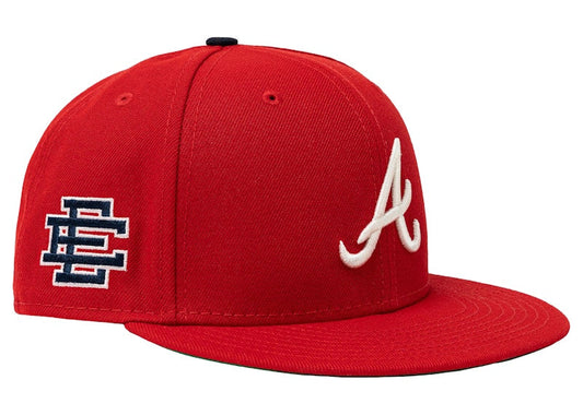 New Era Men's X Eric Emanuel MLB Ee Atl 59Fifty Fitted Hat Hats