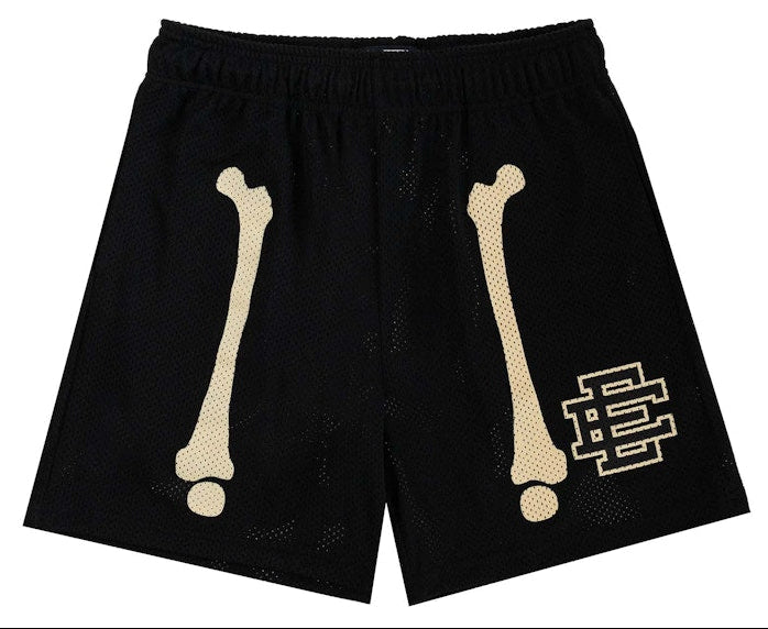 Mesh Black/ White Bones-