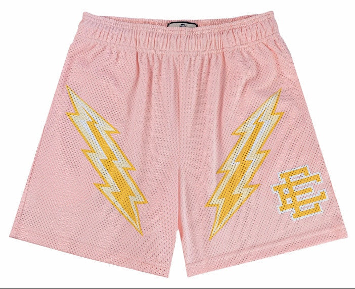 Rose Quartz/Yellow Bolt-