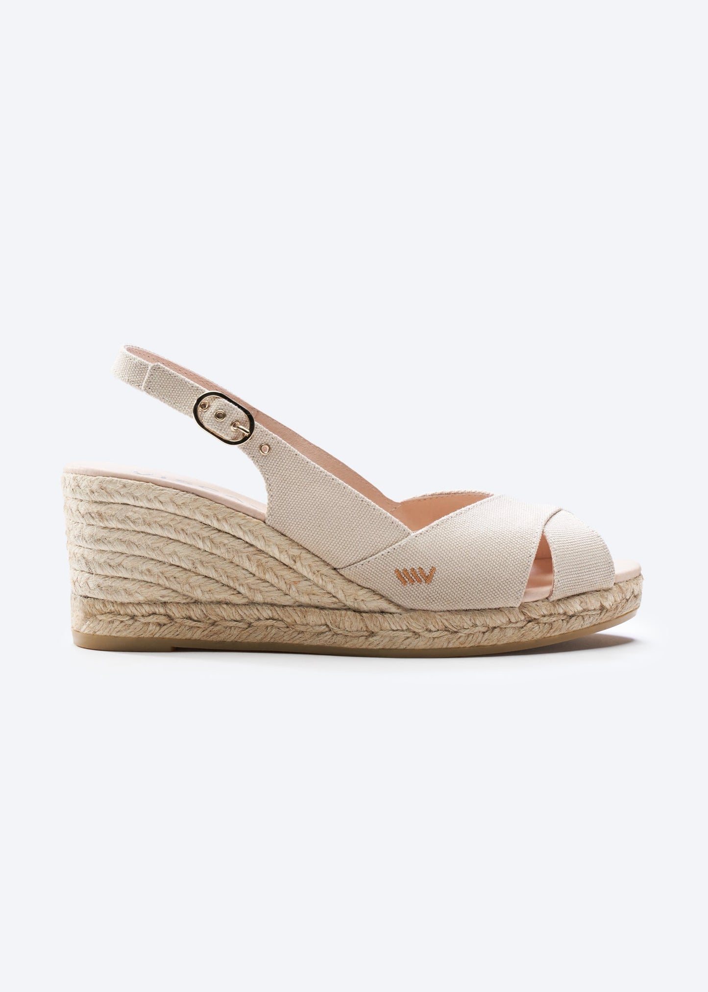 Llansa Canvas Espadrille Sandal Wedges by Viscata