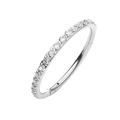 Mint & Lily Eternity Crystal Cartilage Hoop Earrings | 16g