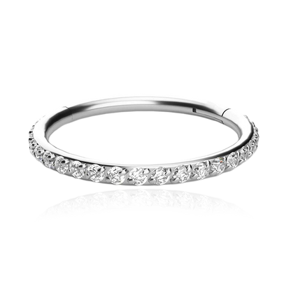 Mint & Lily Eternity Crystal Cartilage Hoop Earrings | 16g