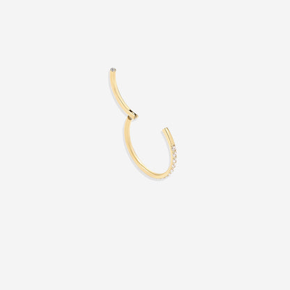 Mint & Lily Eternity Crystal Cartilage Hoop Earrings | 16g
