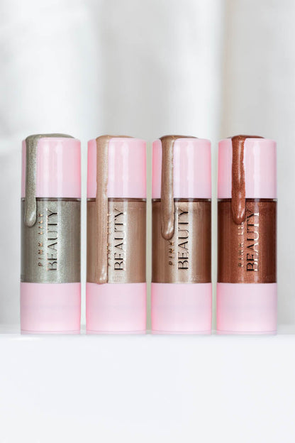 Pink Lily Beauty Radiant Bloom Eyeshadow Drops - Gilded Glow