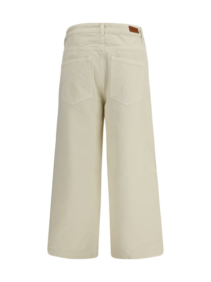 Trousers Cotton Light Beige