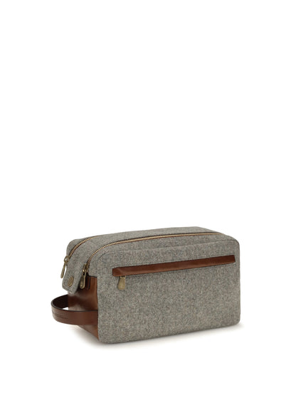 Wool Beauty Case Army Washed