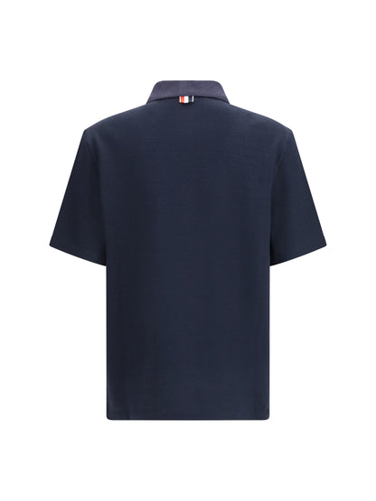 Short-Sleeve Polo Shirt Navy