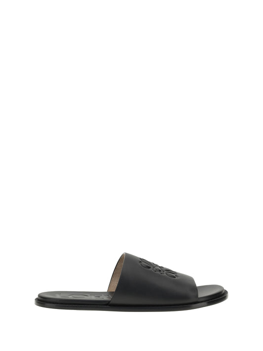Sandals Slide Anagram Flex Black