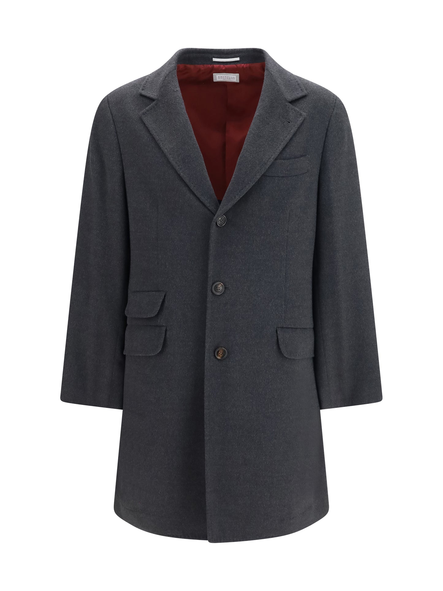 Cashmere Coat Charcoal