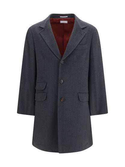 Cashmere Coat Charcoal