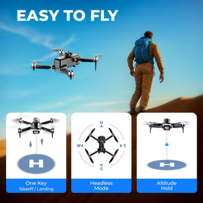 Contixo F19 Midnight Shadow Beginner Stunt Drone With Photo & Video HD Camera