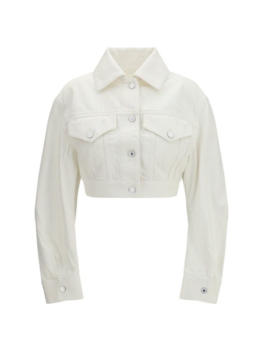 Jacket Cocoon Raw Denim Off White