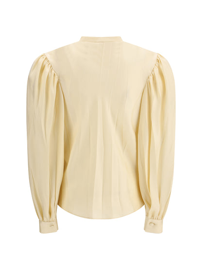 Shirt Silk Twill Beige