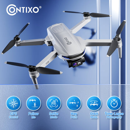 Contixo F28 Foldable Drone With 2K FHD Camera and Carrying Case