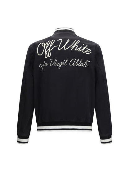 Varsity Jacket Script Cotgab Black/White