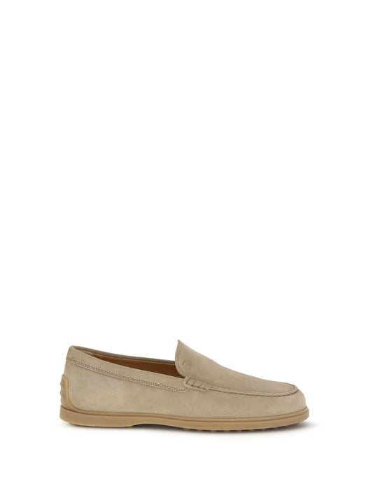 Slipper Loafers Grey Suede