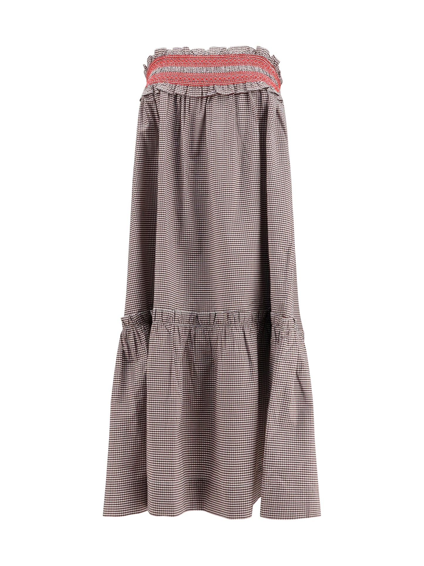 Skirt, Checked Cotton