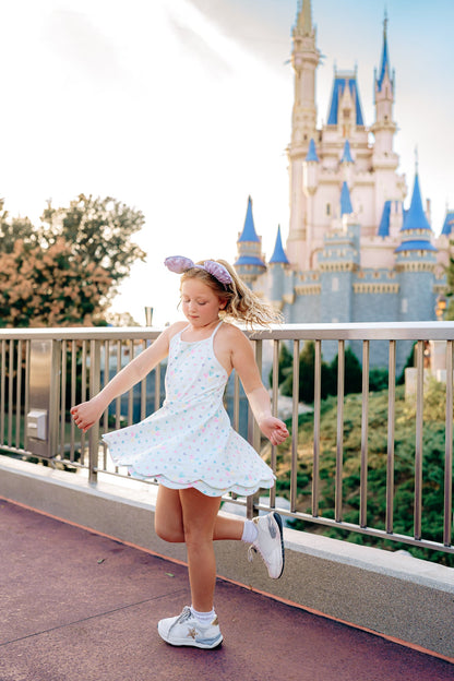Main Street Magic Scallop Athleisure Dress