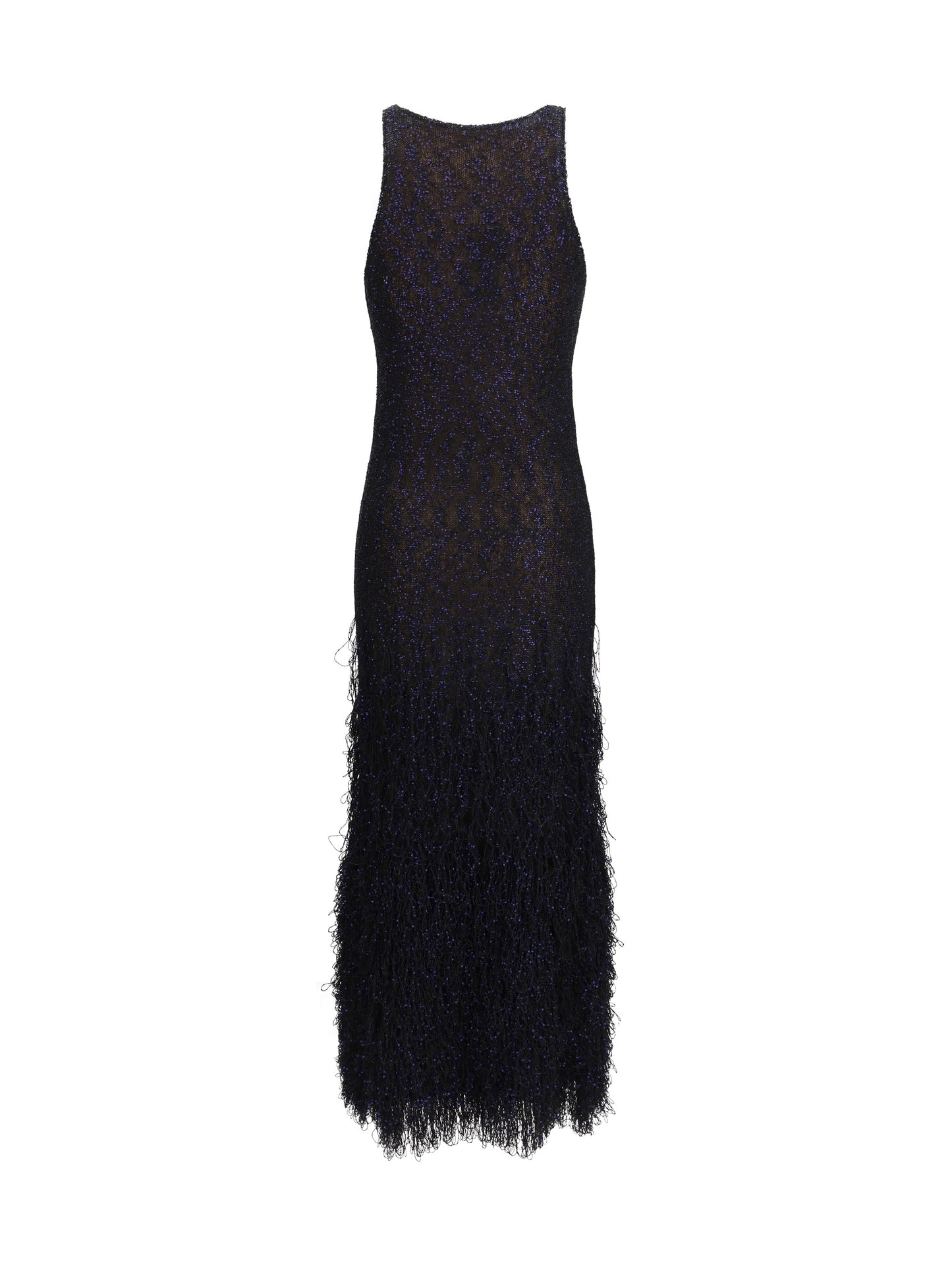 Dress Sequin-Knit Blue