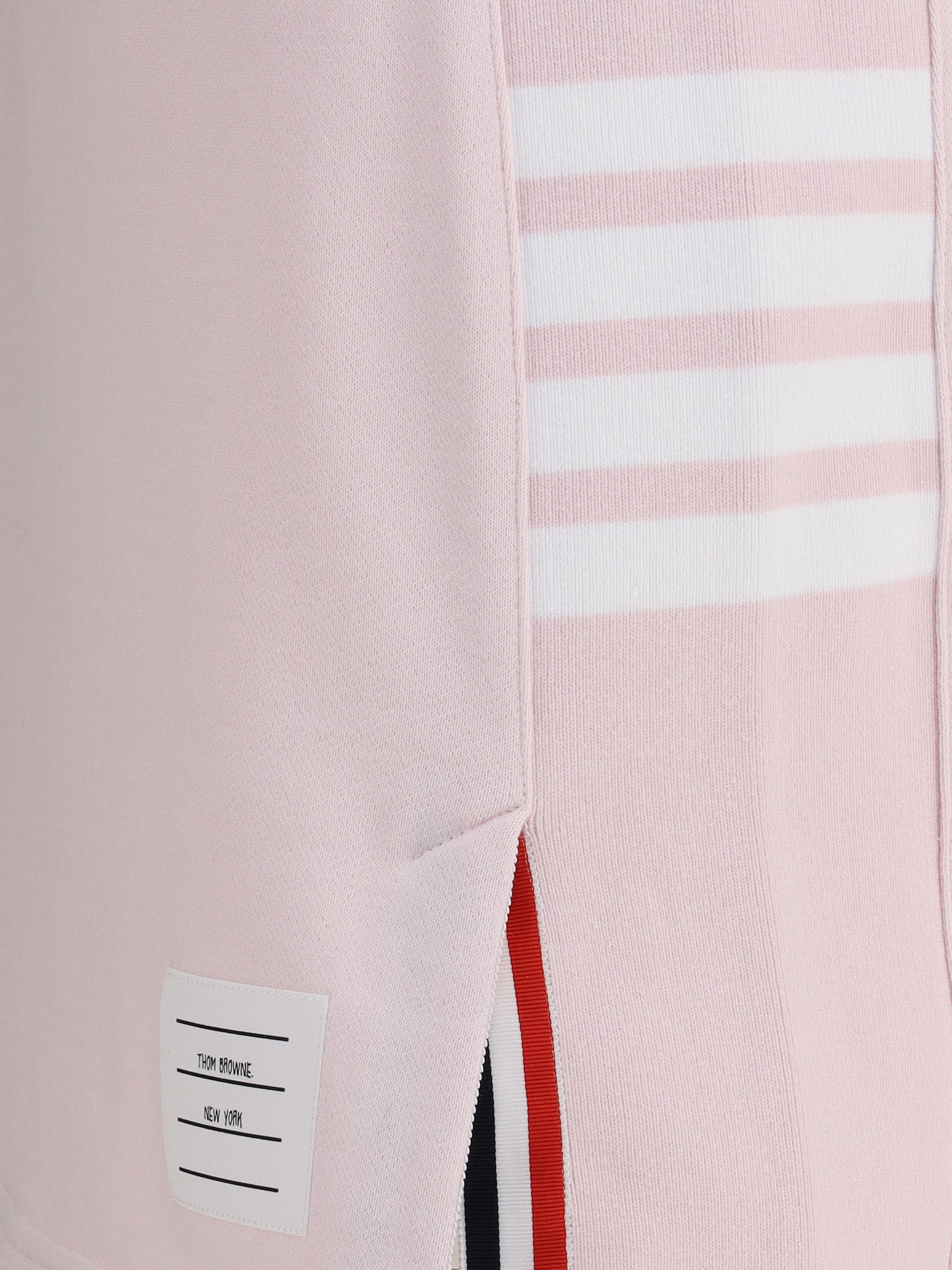 Mini Skirt Light Pink Cotton