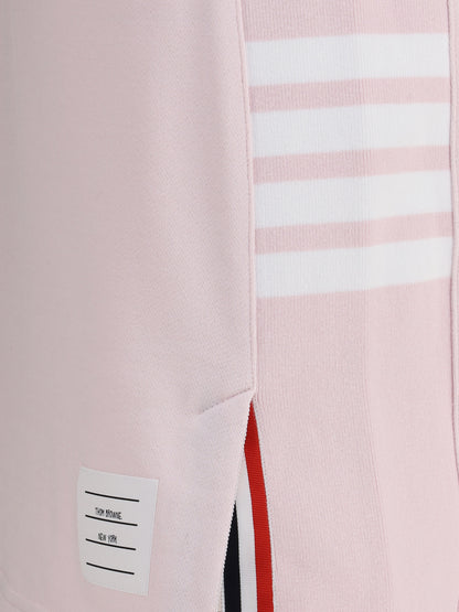 Mini Skirt Light Pink Cotton
