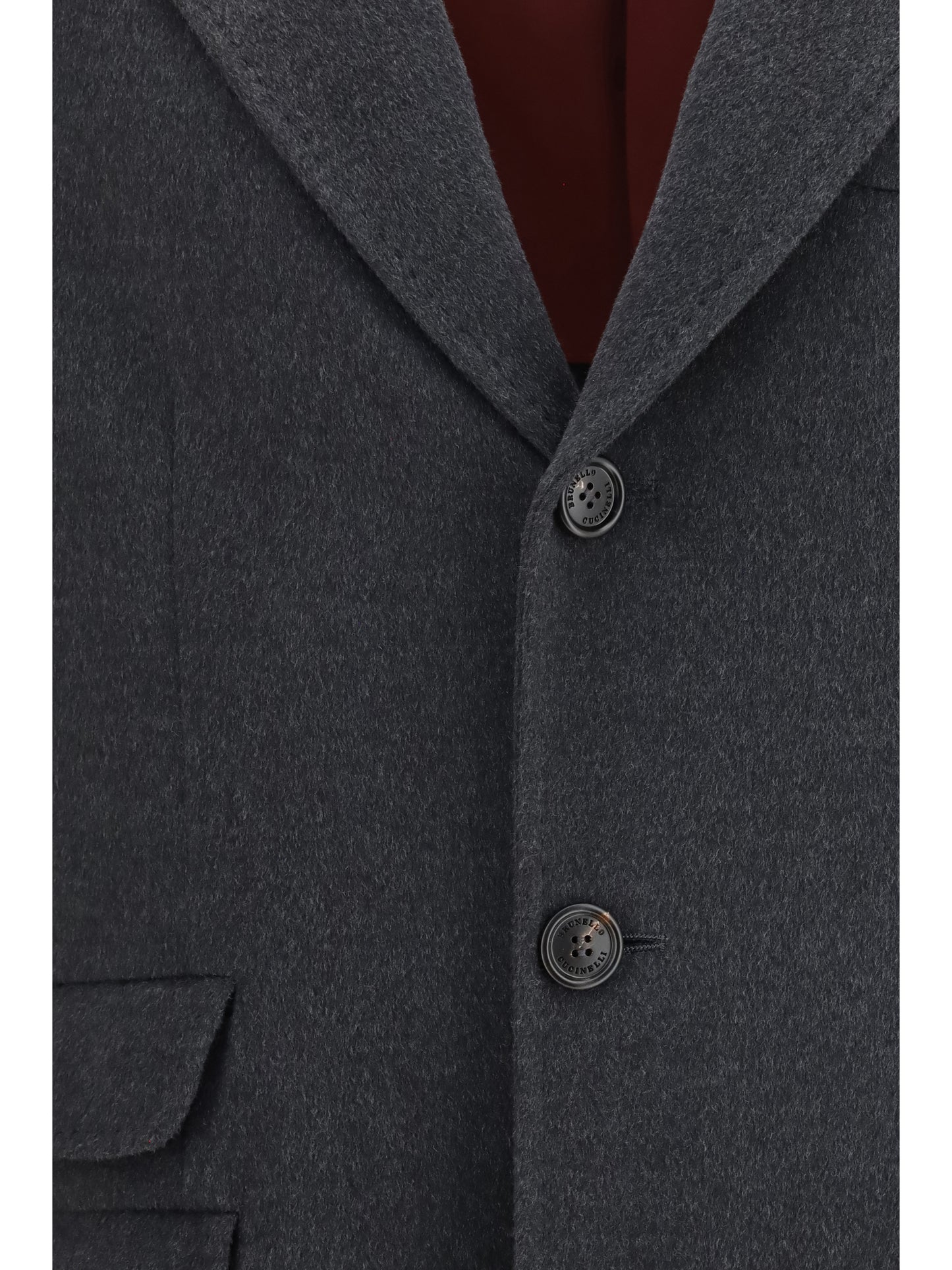Cashmere Coat Charcoal