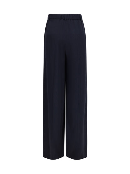 Pants Diamond-Jacquard Blue Japan
