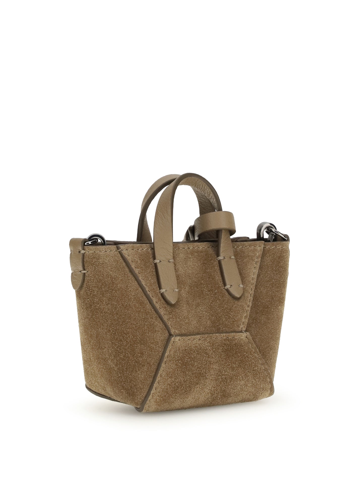 Shoulder Bag in Micro Suede