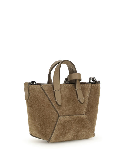 Shoulder Bag in Micro Suede