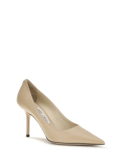Pointed Pumps Kid Leather Chai